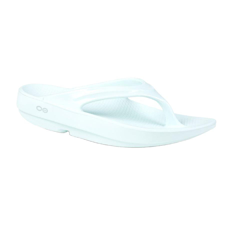 OOFOS Women's OOlala Thong Sandal in Ice