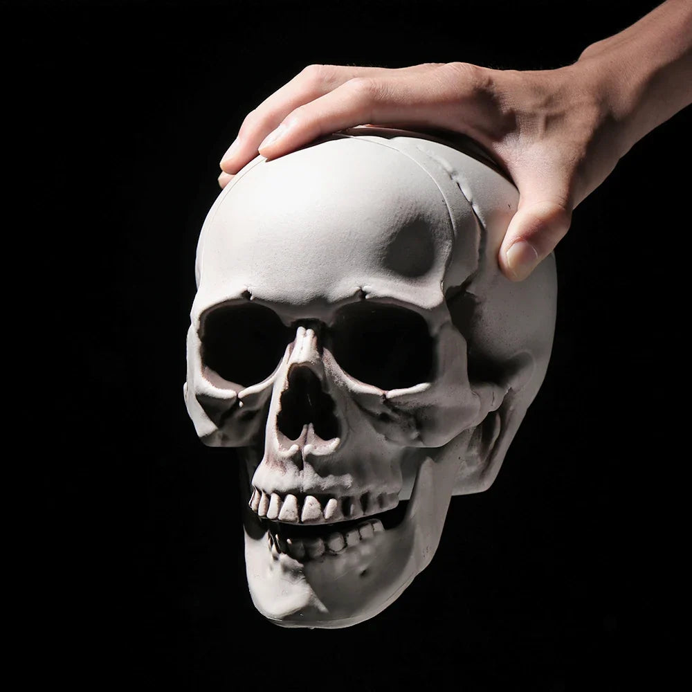 All Size Human Skull Head Skeleton Hanging Skull Halloween Style Photo Prop Home Event Party Decoration Game Supplies