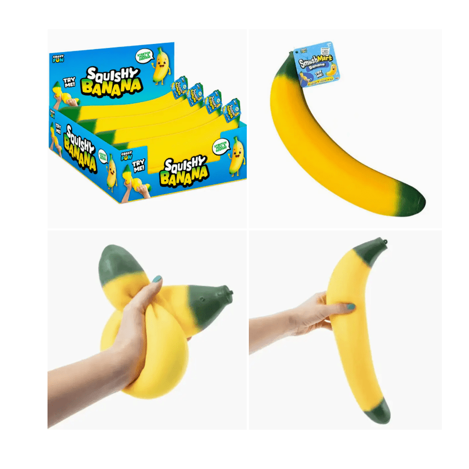 RMS SmushMart Jumbo Banana Squishy