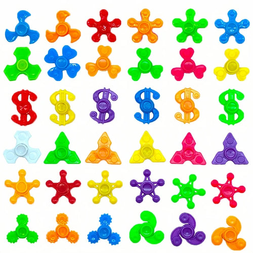 1/20pcs Mini Fingertip Gyro Spinner Colorful Spinning Toys for Kid Party Favor Toys Rotating Gyroscope Decompression Gifts